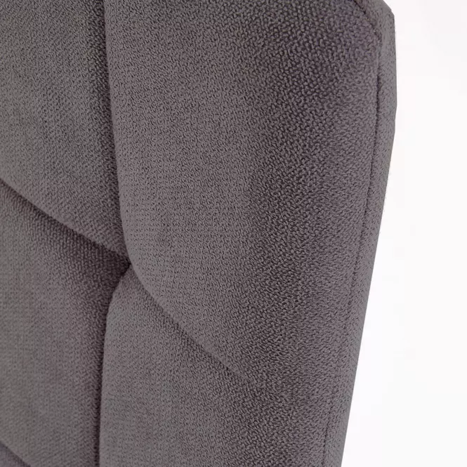 Szék K334 szövet/fém sötét hamu 45x54x103