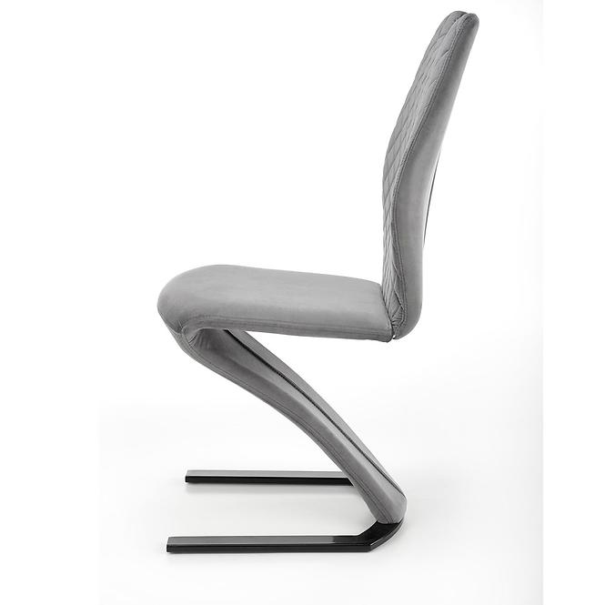 Szék K442 szövet/fém hamu 46x61x102