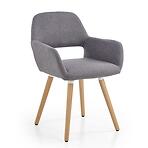 Szék K283 szövet/fa hamu 56x56x80