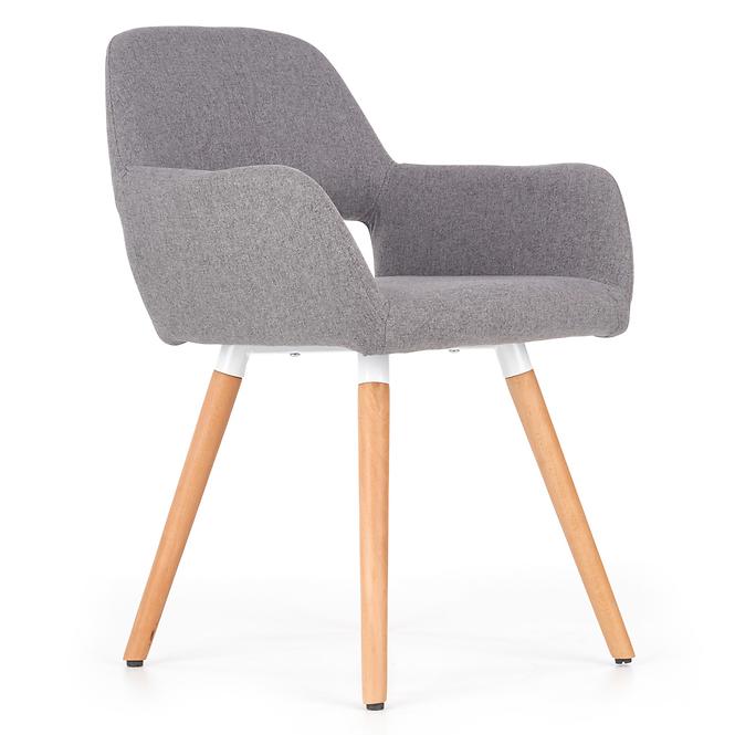 Szék K283 szövet/fa hamu 56x56x80