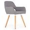 Szék K283 szövet/fa hamu 56x56x80,4