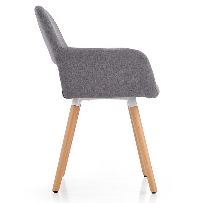 Szék K283 szövet/fa hamu 56x56x80