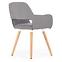 Szék K283 szövet/fa hamu 56x56x80,6