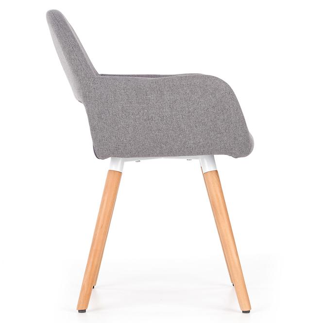 Szék K283 szövet/fa hamu 56x56x80