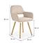 Szék K283 szövet/fa bézs 56x56x80,8