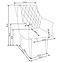 Szék K287 ekobőr/fém hamu 58x61x85,8