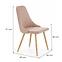 Szék K285 szövet/fém bézs 56x49x91,2