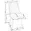 Szék K285 szövet/fém bézs 56x49x91,3