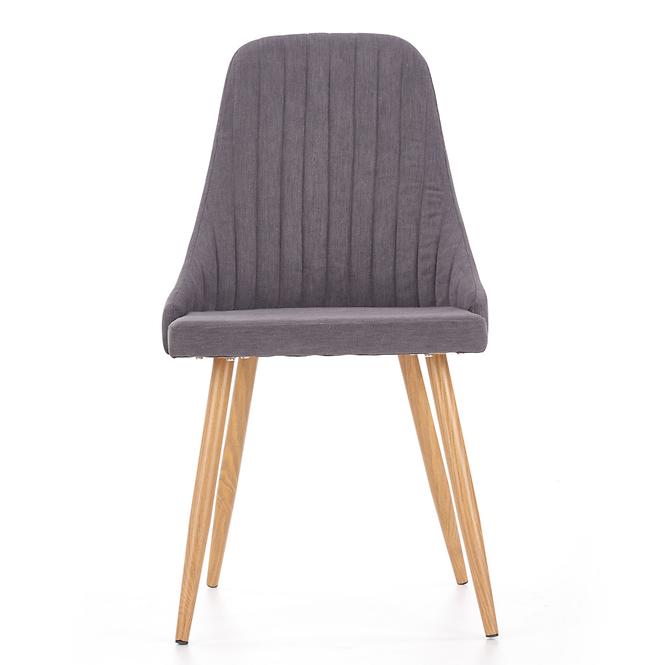 Szék K285 szövet/fém sötét hamu 56x49x91