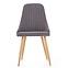 Szék K285 szövet/fém sötét hamu 56x49x91,2