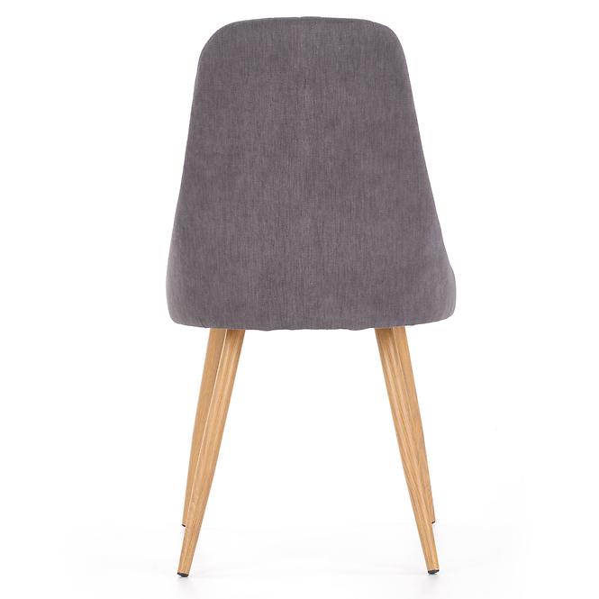 Szék K285 szövet/fém sötét hamu 56x49x91