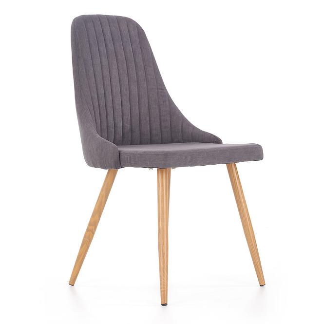Szék K285 szövet/fém sötét hamu 56x49x91