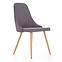 Szék K285 szövet/fém sötét hamu 56x49x91,4