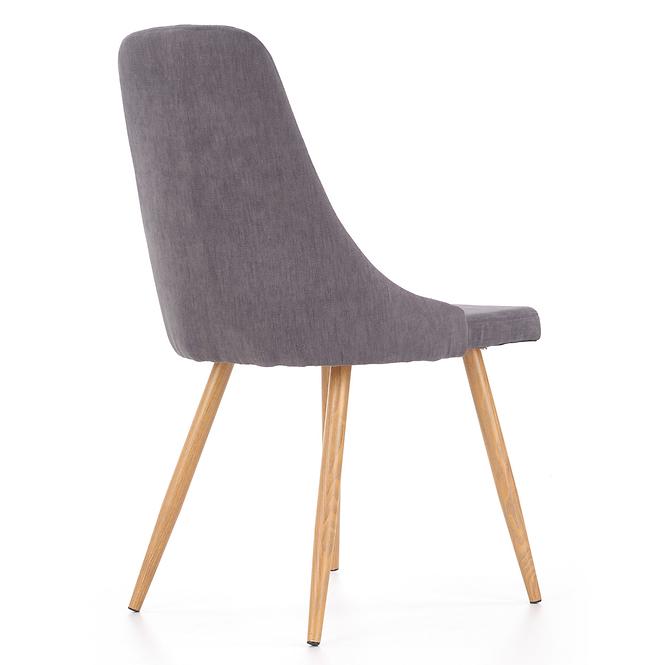 Szék K285 szövet/fém sötét hamu 56x49x91