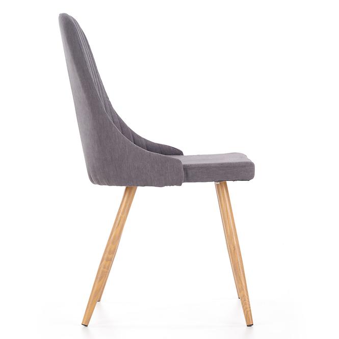 Szék K285 szövet/fém sötét hamu 56x49x91