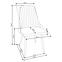 Szék K285 szövet/fém sötét hamu 56x49x91,9