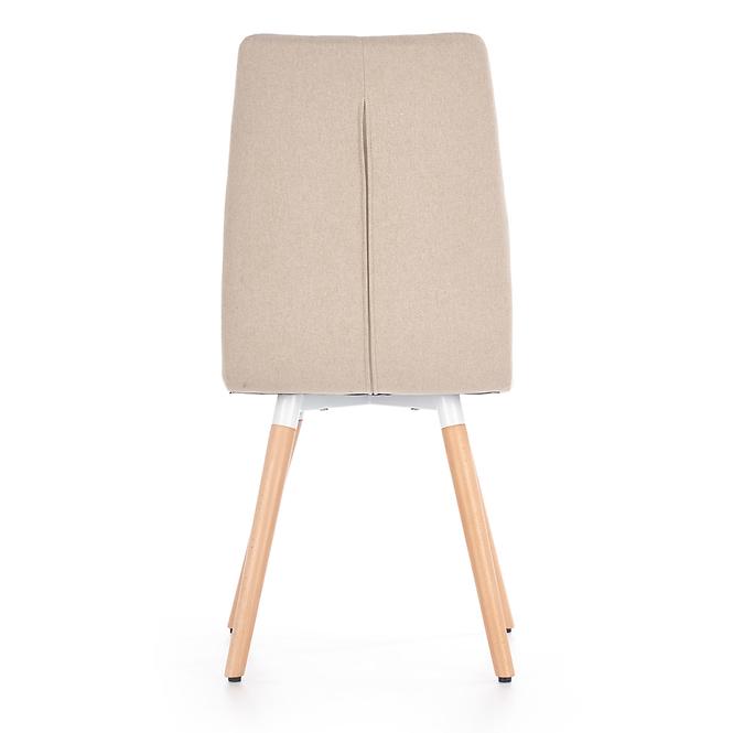 Szék K282 szövet/fa bézs 56x44x93,3