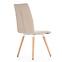 Szék K282 szövet/fa bézs 56x44x93,4