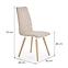 Szék K282 szövet/fa bézs 56x44x93,7