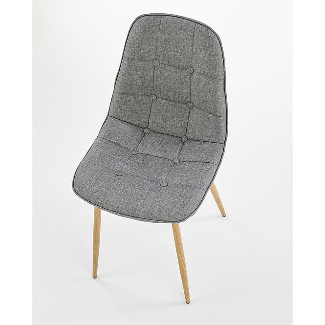 Szék K316 szövet/fém hamu 44x56x87