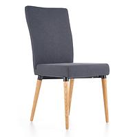 Szék K273 szövet/fa sötét hamu 45x60x95