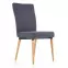 Szék K273 szövet/fa sötét hamu 45x60x95