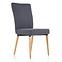 Szék K273 szövet/fa sötét hamu 45x60x95