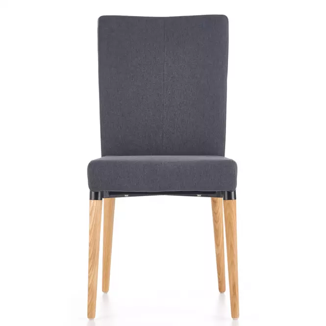 Szék K273 szövet/fa sötét hamu 45x60x95