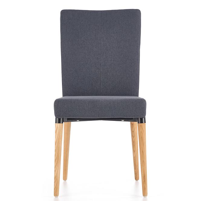Szék K273 szövet/fa sötét hamu 45x60x95