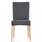 Szék K273 szövet/fa sötét hamu 45x60x95,2