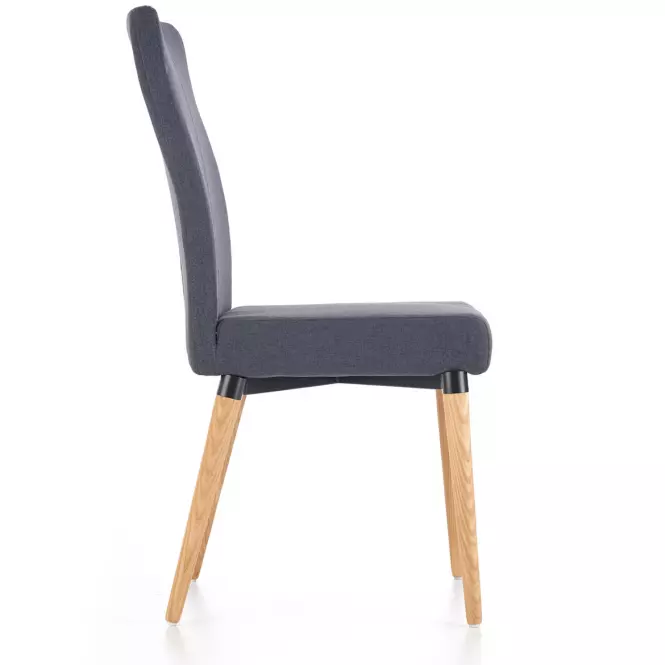 Szék K273 szövet/fa sötét hamu 45x60x95