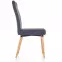 Szék K273 szövet/fa sötét hamu 45x60x95,3