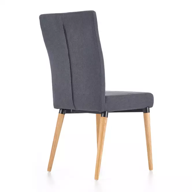 Szék K273 szövet/fa sötét hamu 45x60x95