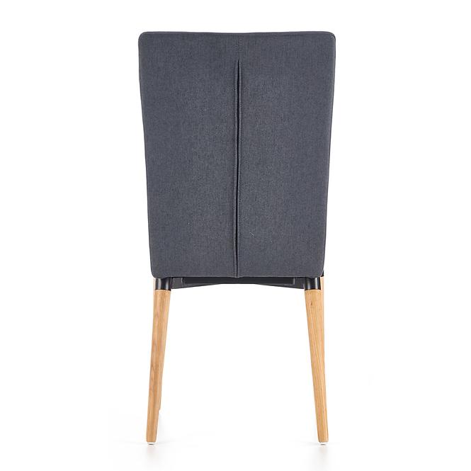 Szék K273 szövet/fa sötét hamu 45x60x95