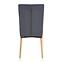 Szék K273 szövet/fa sötét hamu 45x60x95,5