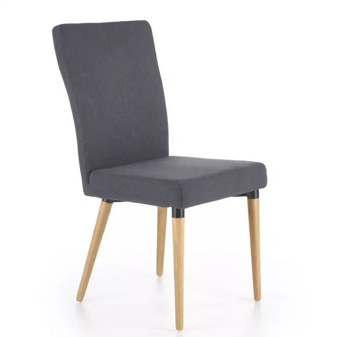 Szék K273 szövet/fa sötét hamu 45x60x95