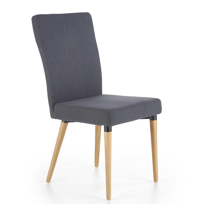 Szék K273 szövet/fa sötét hamu 45x60x95