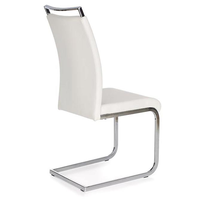 Szék K250 fém/ekobőr fehér 42x59x99,2