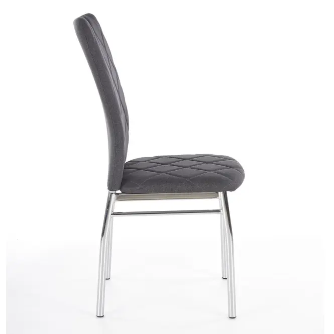Szék K309 szövet/fém sötét hamu 43x57x97,2