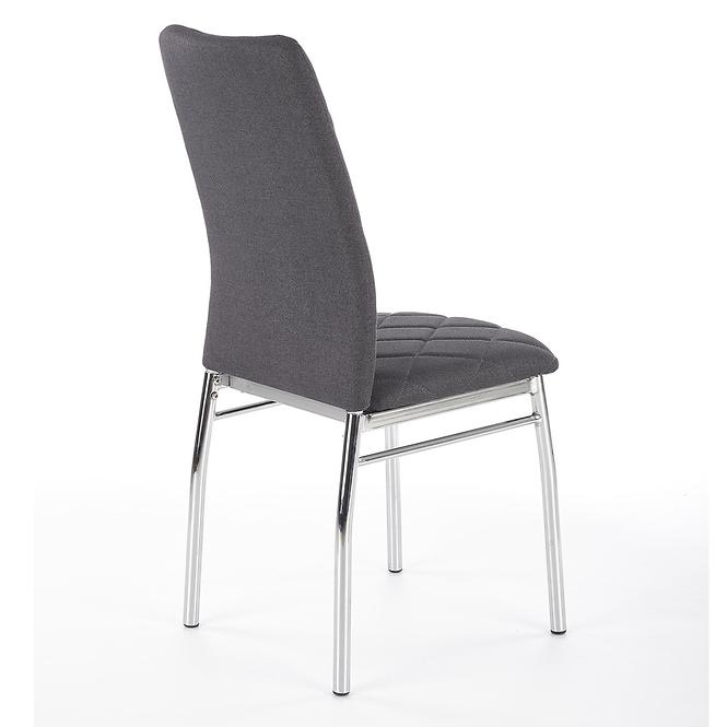 Szék K309 szövet/fém sötét hamu 43x57x97