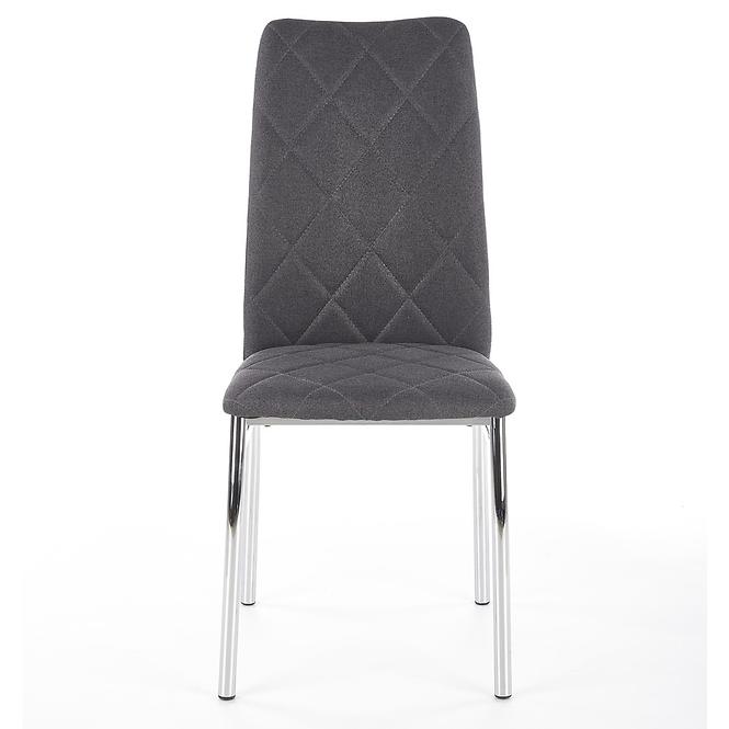 Szék K309 szövet/fém sötét hamu 43x57x97