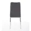 Szék K309 szövet/fém sötét hamu 43x57x97,5