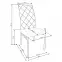 Szék K309 szövet/fém svetlá bézs 43x57x97,11
