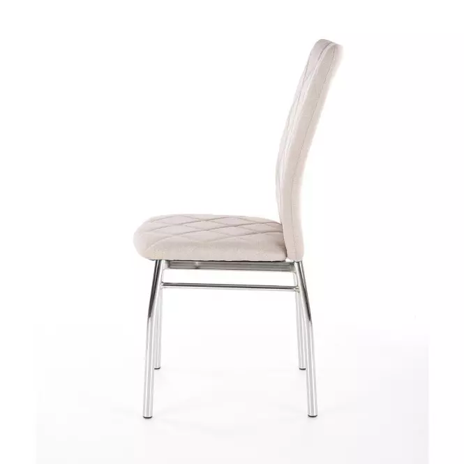 Szék K309 szövet/fém svetlá bézs 43x57x97