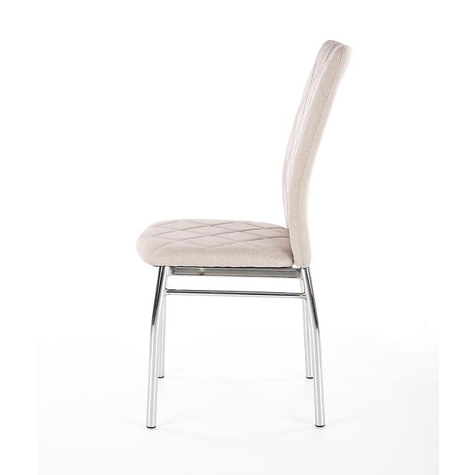 Szék K309 szövet/fém svetlá bézs 43x57x97,2