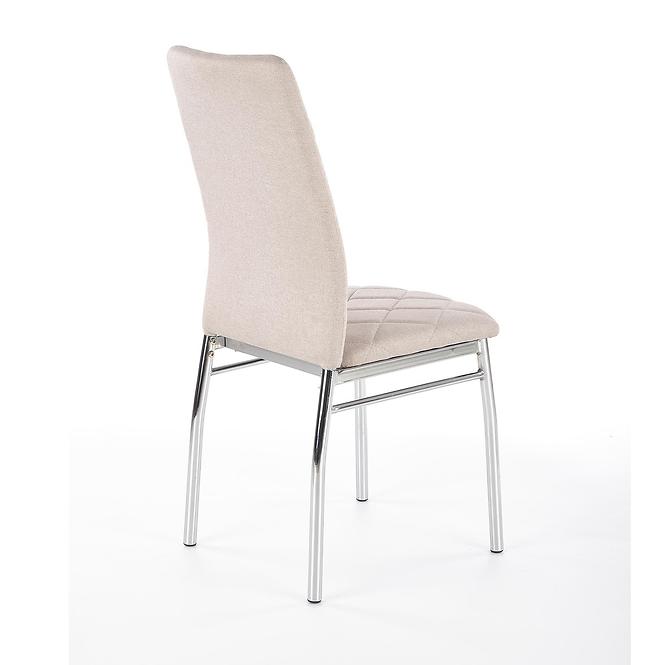 Szék K309 szövet/fém svetlá bézs 43x57x97