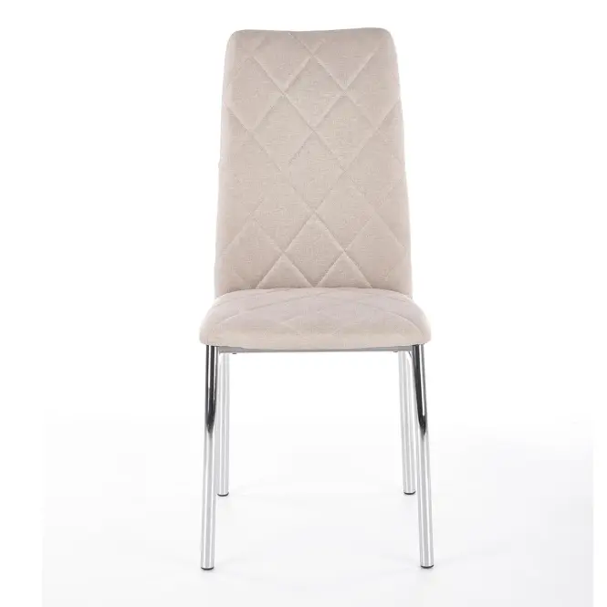 Szék K309 szövet/fém svetlá bézs 43x57x97,5