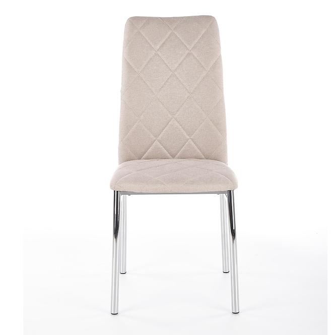Szék K309 szövet/fém svetlá bézs 43x57x97,5