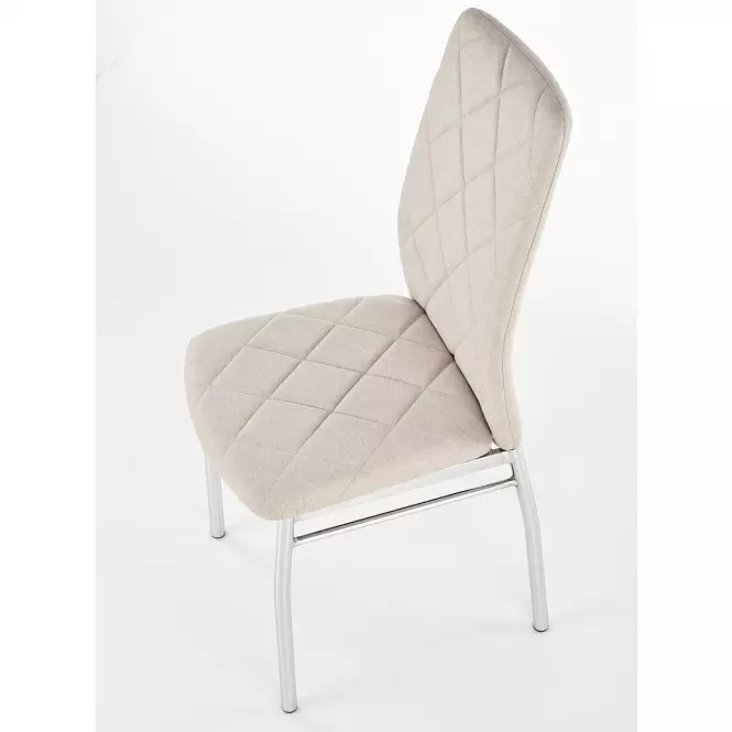 Szék K309 szövet/fém svetlá bézs 43x57x97
