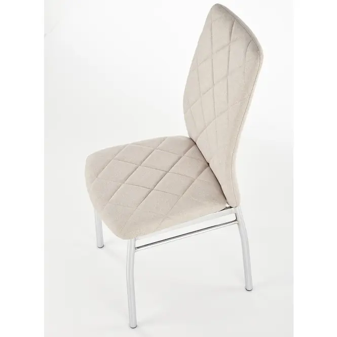 Szék K309 szövet/fém svetlá bézs 43x57x97,6